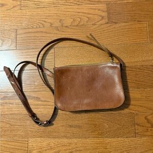 Madewell Brown Leather Crossbody Bag
